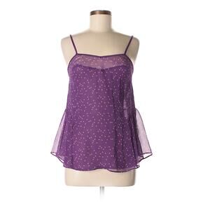 STELLA MCCARTNEY Purple SILK Star Print Camisole Top NEW NWT Med Medium